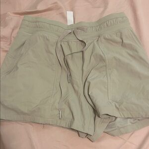 lululemon athletica Beige Athletic Shorts